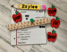 Load image into Gallery viewer, Interchangeable First Day of School Sign - Personalized