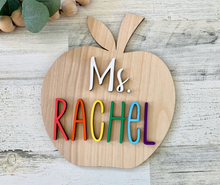 Load image into Gallery viewer, Personalized Apple Teacher Gift