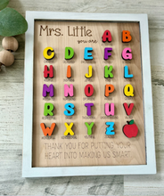 Load image into Gallery viewer, ABC Teacher Sign