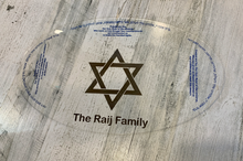 Load image into Gallery viewer, Hanukkah Blessings Menorah Drip Tray