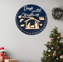 Load image into Gallery viewer, Christmas Nativity Countdown Clock