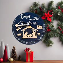 Load image into Gallery viewer, Christmas Nativity Countdown Clock