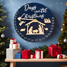 Load image into Gallery viewer, Christmas Nativity Countdown Clock