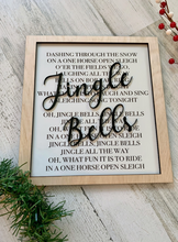 Load image into Gallery viewer, Jingle Bells Lyric Sign