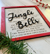 Load image into Gallery viewer, Jingle Bells Lyric Sign