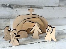 Load image into Gallery viewer, Easter Scene Wooden Decor