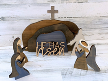 Load image into Gallery viewer, Easter Scene Wooden Decor