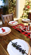 Load image into Gallery viewer, Wooden Place Card Table Words