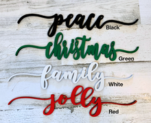 Load image into Gallery viewer, Wooden Place Card Table Words