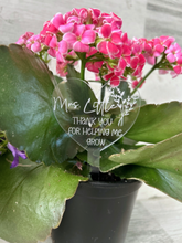 Load image into Gallery viewer, Personalized Acrylic Plant Stake