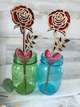 Load image into Gallery viewer, Personalized Wooden Rose