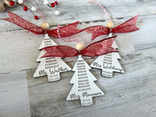 Load image into Gallery viewer, Teacher Tree Ornament