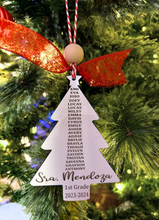 Load image into Gallery viewer, Teacher Tree Ornament