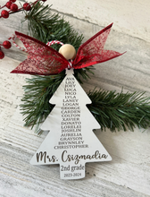 Load image into Gallery viewer, Teacher Tree Ornament