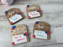 Load image into Gallery viewer, I Love You because Dry Erase Board Affirmation Sign For Kids