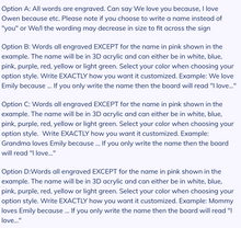 Load image into Gallery viewer, I Love You because Dry Erase Board Affirmation Sign with Stand