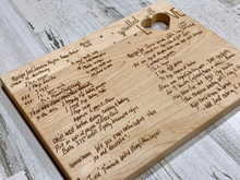 Load image into Gallery viewer, Custom Engraved Recipe Board