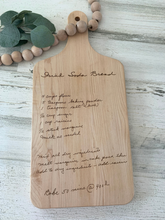 Load image into Gallery viewer, Custom Engraved Recipe Board