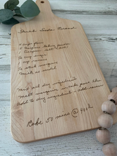 Load image into Gallery viewer, Custom Engraved Recipe Board
