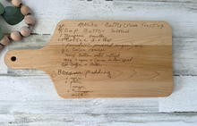 Load image into Gallery viewer, Custom Engraved Recipe Board
