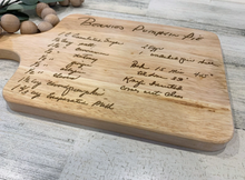 Load image into Gallery viewer, Custom Engraved Recipe Board