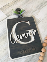Load image into Gallery viewer, Personalized Farmhouse Name Sign