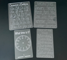 Load image into Gallery viewer, Kids Learning Acrylic Dry Erase Tracing Boards