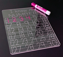 Load image into Gallery viewer, Kids Learning Acrylic Dry Erase Tracing Boards