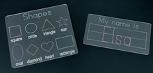 Load image into Gallery viewer, Kids Learning Acrylic Dry Erase Tracing Boards