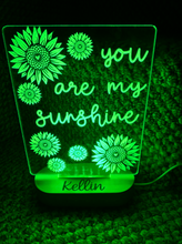 Load image into Gallery viewer, You Are My Sunshine Color Changing Nightlight