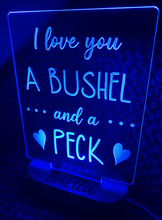 Load image into Gallery viewer, Bushel and a Peck Color Changing Night Light