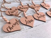 Load image into Gallery viewer, Personalized Heart Tag