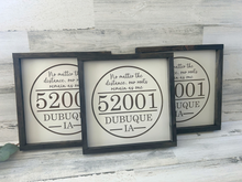 Load image into Gallery viewer, Personalized Zip Code Sign