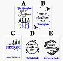 Load image into Gallery viewer, Personalized Christmas Cards Holder