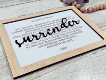 Load image into Gallery viewer, Serenity Prayer Sign