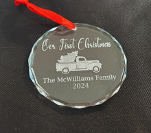 Load image into Gallery viewer, First Christmas Family Ornament