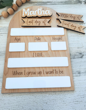 Load image into Gallery viewer, Personalized School Milestone Board