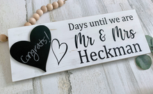 Load image into Gallery viewer, Days Until Wedding Countdown Sign