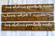 Load image into Gallery viewer, Personalized Kids Artwork "Look What I Made" Sign