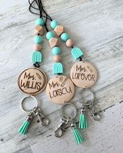 Load image into Gallery viewer, Custom Beaded Lanyard