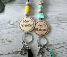 Load image into Gallery viewer, Custom Beaded Lanyard