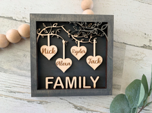Load image into Gallery viewer, Personalized Family Tree Sign