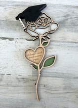 Load image into Gallery viewer, Personalized Graduation Forever Rose