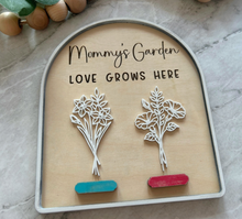 Load image into Gallery viewer, Flower Garden Birth Month Flowers Sign