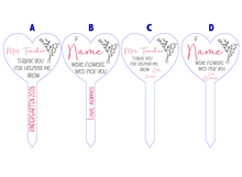 Load image into Gallery viewer, Personalized Plant Stake