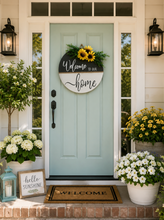 Load image into Gallery viewer, Welcome to Our Home Rustic Door Sign