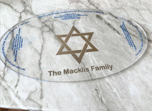 Load image into Gallery viewer, Hanukkah Blessings Menorah Drip Tray