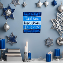 Load image into Gallery viewer, Hanukkah Rustic Pallet Sign