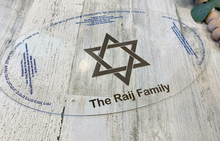 Load image into Gallery viewer, Hanukkah Blessings Menorah Drip Tray