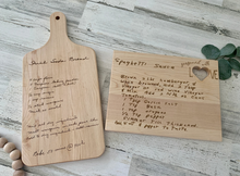 Load image into Gallery viewer, Custom Engraved Recipe Board